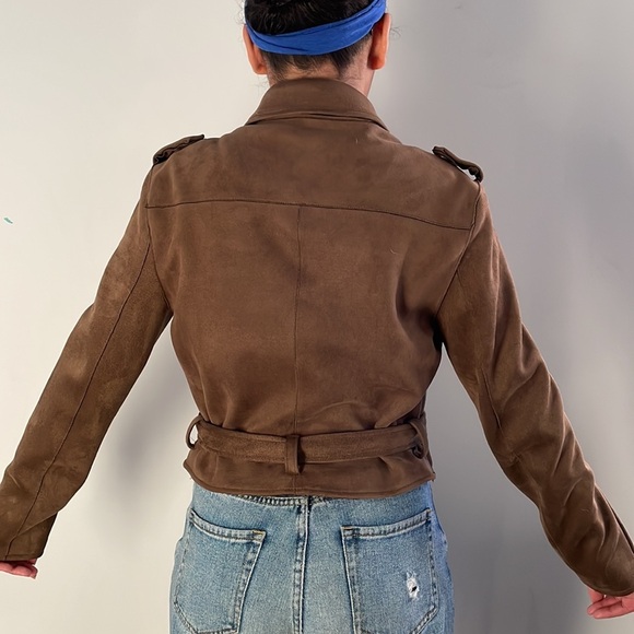 For The Republic faux leather jacket. Size Medium. - Picture 5 of 8